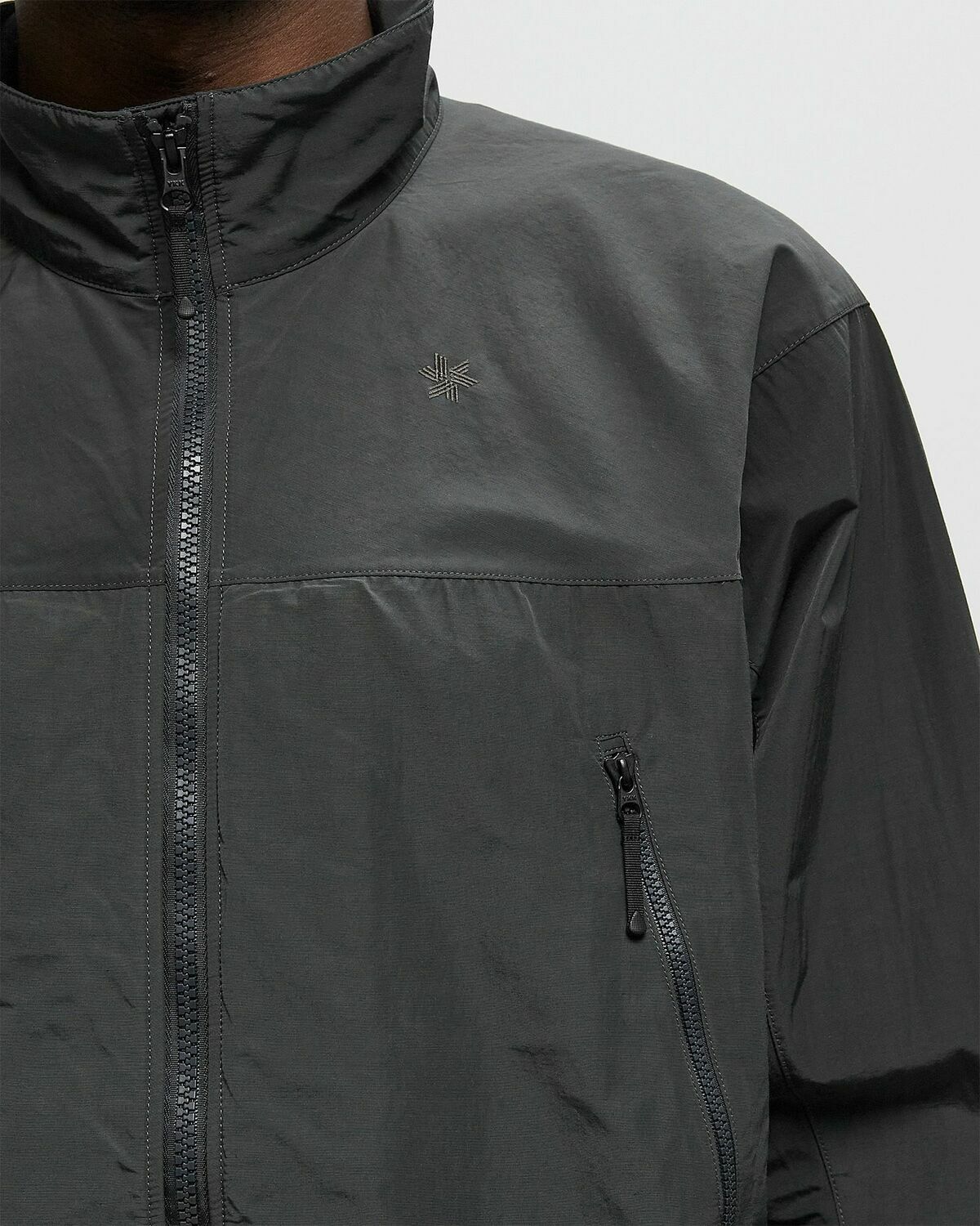 Goldwin Nylon Multi Purpose Jacket Grey Mens Windbreaker