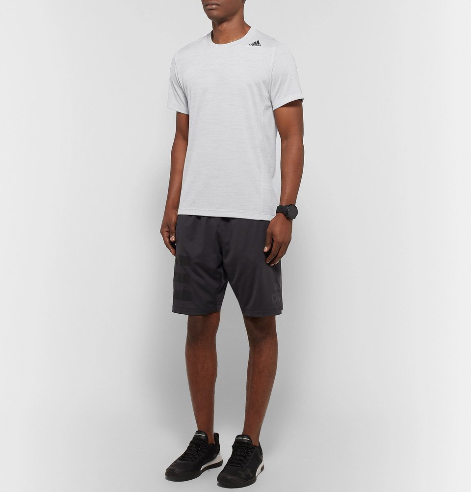 Adidas Sport - Ultimate Tech Mélange Climalite T-Shirt - Light gray adidas