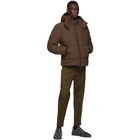 Ermenegildo Zegna Brown Down Stratos Puffer Jacket