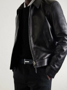 TOM FORD - 4cm Reversible Leather Belt - Black