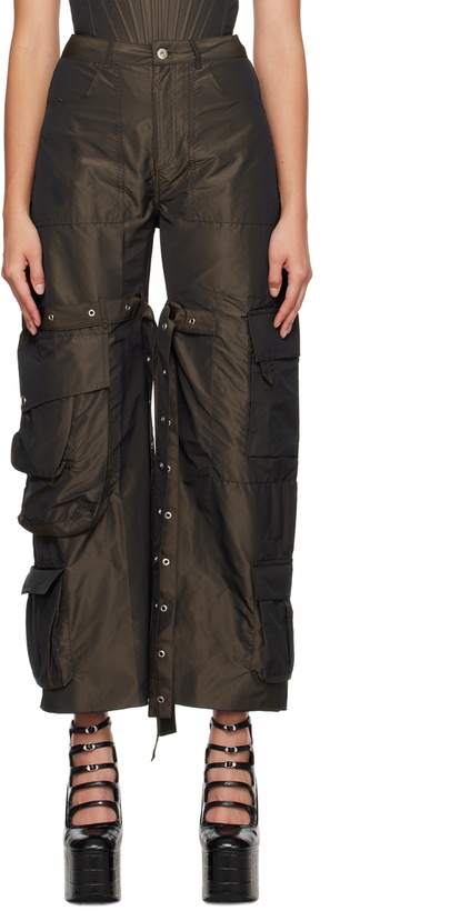 Photo: Marques Almeida Brown Multipocket Trousers