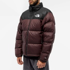 The North Face Men's 1996 Retro Nuptse Jacket in Coal Brown/Tnf Black