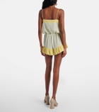 Chloé Ruffled silk romper