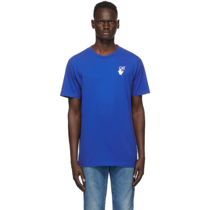 Photo: Off-White Blue Cut Here T-Shirt