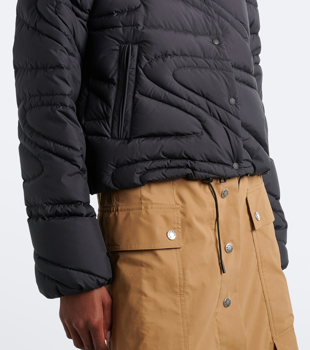 Moncler Leona hooded down jacket