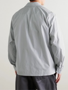 Theory - Lucas Ossendrijver Pinstriped Cotton-Blend Shirt - Gray
