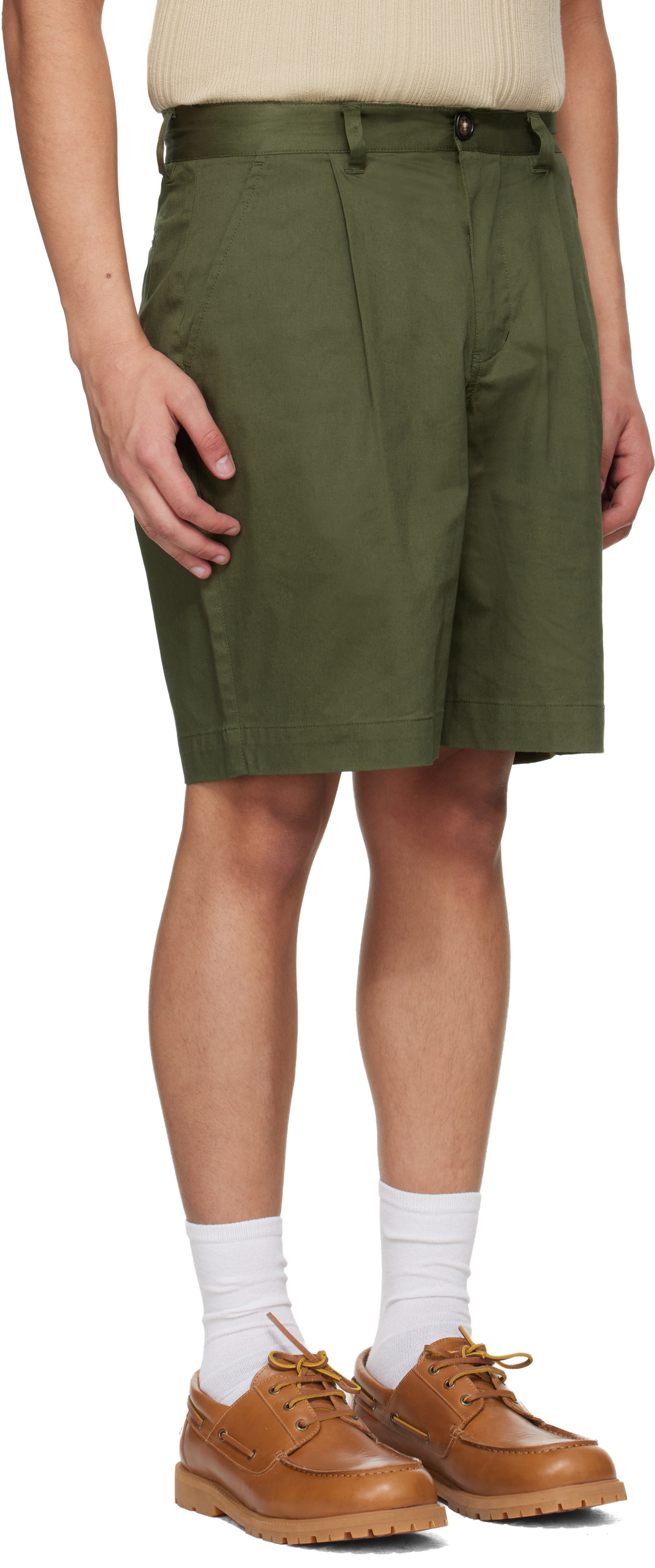 Barbour Khaki Mordey Chino Shorts