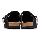 Children of the Discordance Black Custom-Made Cross Slip-On Loafers