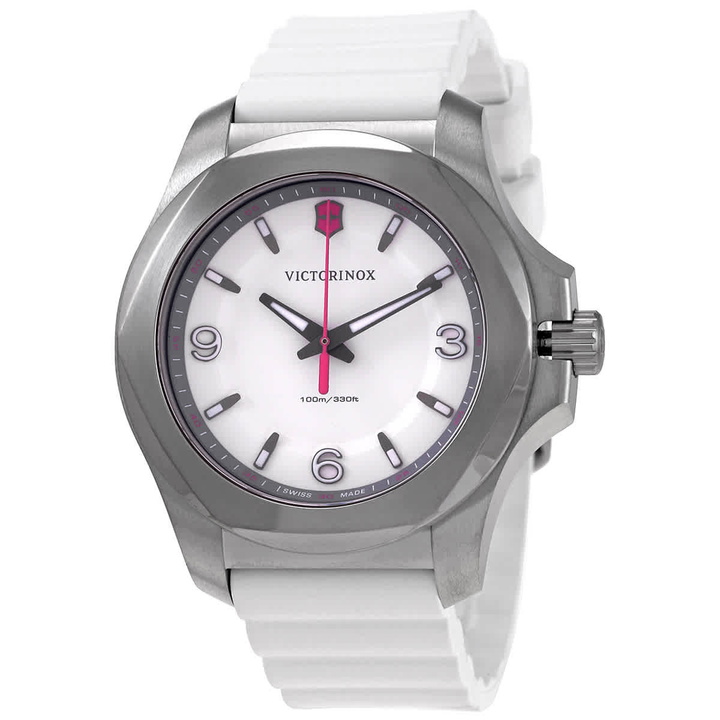 Photo: Victorinox I.N.O.X. V Quartz White Dial Ladies Watch 241921