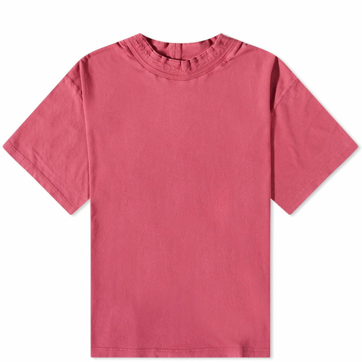 Photo: Acne Studios Men's Elco Chain Rib T-Shirt in Fuchsia Pink