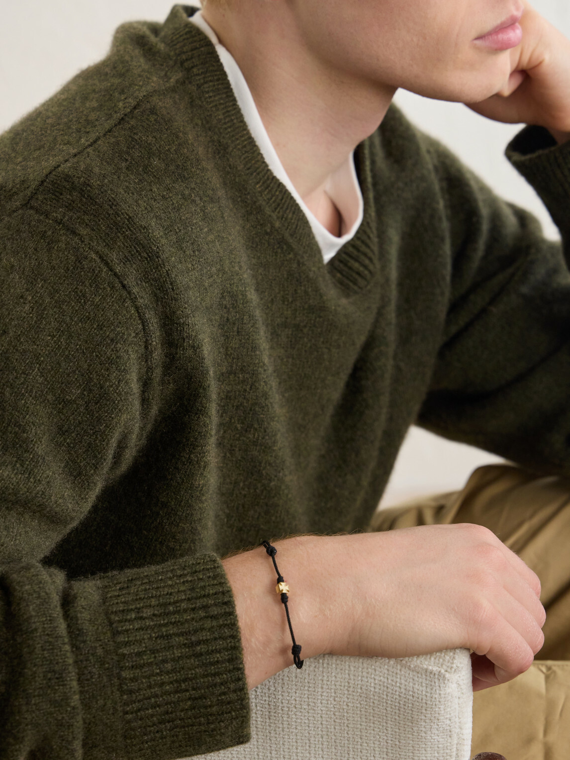 Luis Morais - 14kt Gold Cord Bracelet