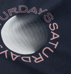 Saturdays NYC - Printed Cotton-Jersey T-Shirt - Blue