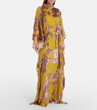 Taller Marmo Leonor floral fil coupé kaftan