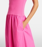 Velvet Romilly cotton-blend midi dress