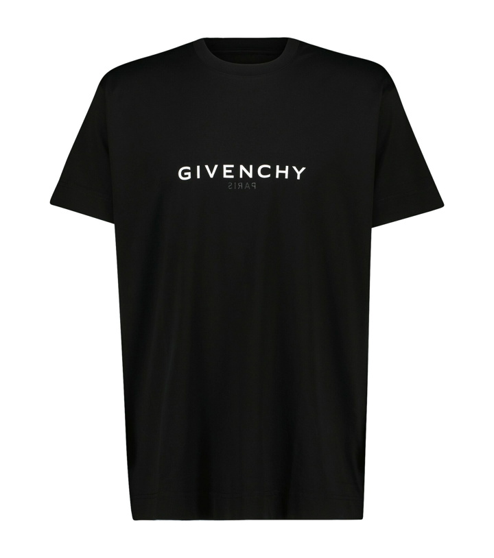 Photo: Givenchy - Oversized logo cotton T-shirt