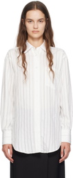 BOSS White Striped Shirt
