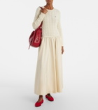 Polo Ralph Lauren Cotton and wool-blend maxi dress