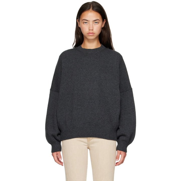 Photo: KHAITE Gray Margaux Sweater