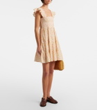 Rixo Sideny floral cotton minidress