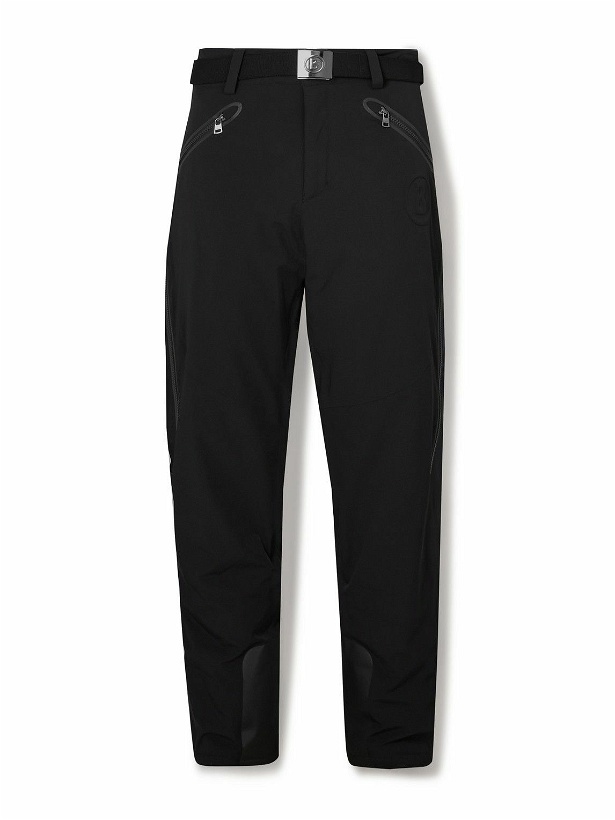 Photo: Bogner - Tim Straight-Leg Belted Logo-Debossed Padded Ski Trousers - Black