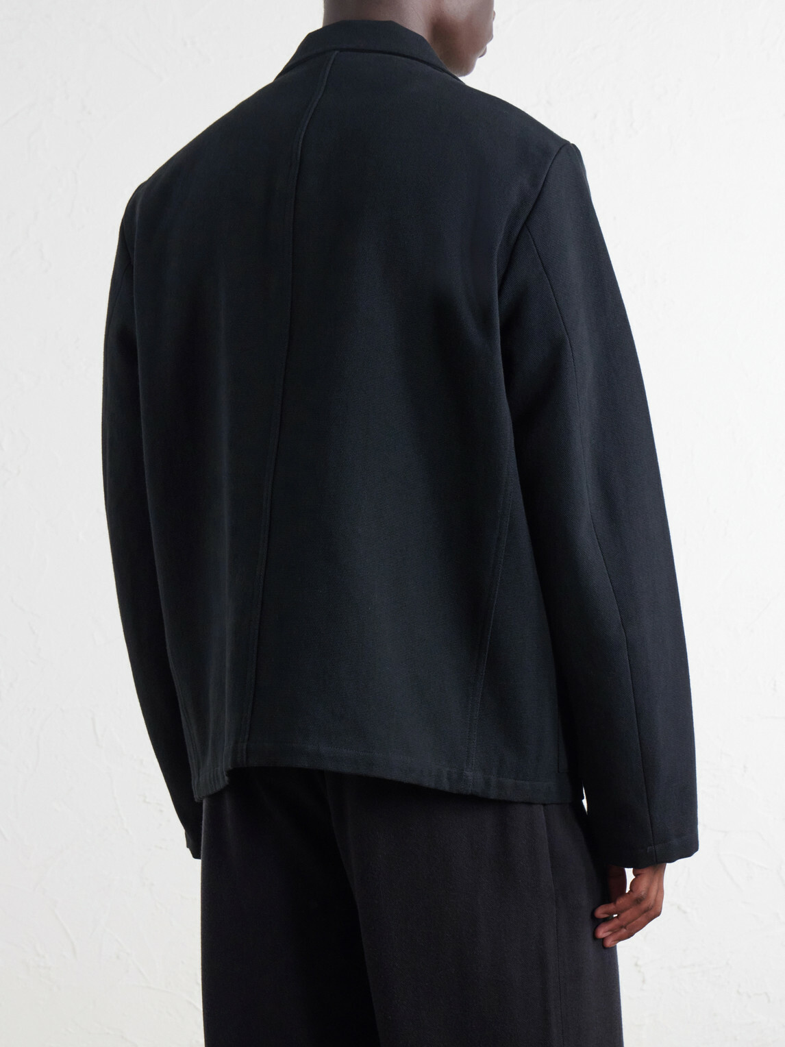 SECOND / LAYER - Dubb's Cotton-Twill Overshirt - Black