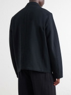 SECOND / LAYER - Dubb's Cotton-Twill Overshirt - Black