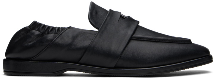 Photo: AFTER PRAY Black Square Penny Banding Loafers