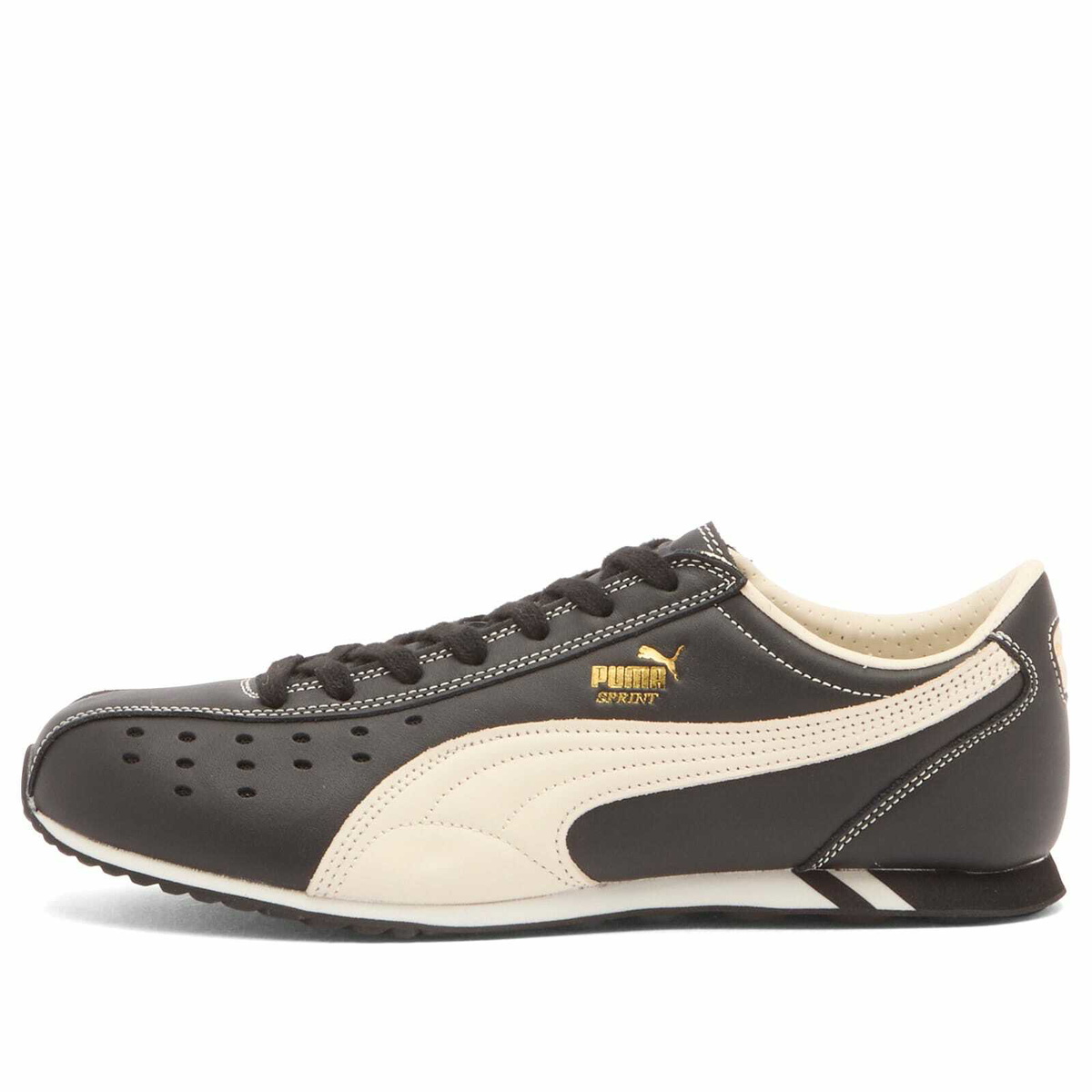 Puma Sprint Sneaker in Black/Warm White