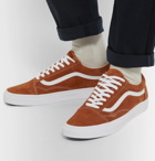 Vans - Old Skool Leather-Trimmed Suede Sneakers - Men - Brown