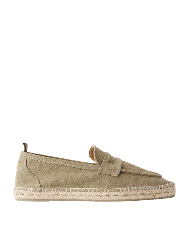 Photo: Castañer - Nacho Canvas Espadrilles - Green