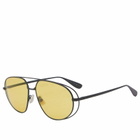 Bottega Veneta Eyewear Bottega Veneta BV1344S Sunglasses in Black/Yellow 