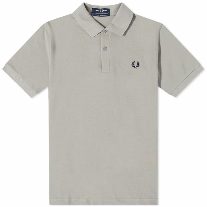 Photo: Fred Perry Authentic Men's Reissues Plain Polo Shirt in Concrete