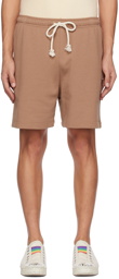 Acne Studios Brown Embroidered Shorts