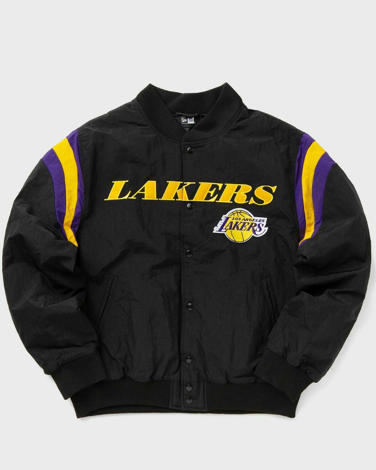 New Era Nba Panel Bomber Los Angeles Lakers Black Bomber Jackets/College Jackets
