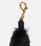 Burberry Shearling bag charm