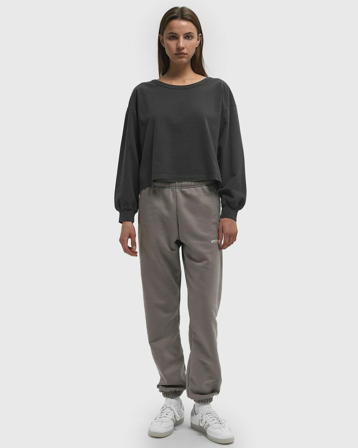 American Vintage Women's t-shirt Fazy Grey Womens Longsleefe