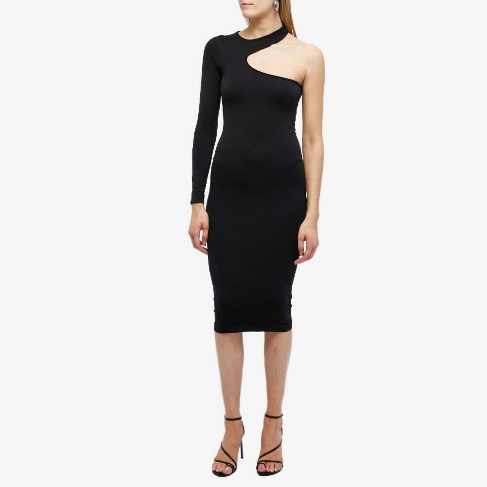 Helmut Lang Women's Cut Out Seamless Dress in Black Helmut Lang