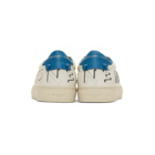 Givenchy Off-White and Blue Reverse Urban Knots Sneakers