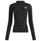 The North Face Women's x SKIMS W Refina Long Sleeve Top in Sk Onyx