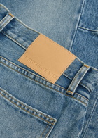 B Sides Slim Lasso Structured Barrel-leg Jeans Indigo