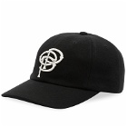 POP Trading Company Men's Initials Sixpanel Hat in Black 