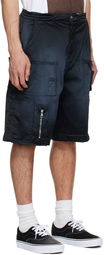 Diesel Black Cotton Shorts