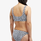 Good American Women's Leopard Better Cheeky Bikini in Glass Leopard