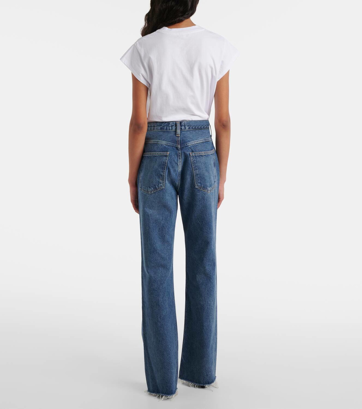 Agolde Leena mid-rise straight jeans AGOLDE