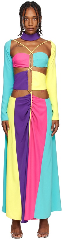 Photo: SIEDRÉS Multicolor Paulin Maxi Dress