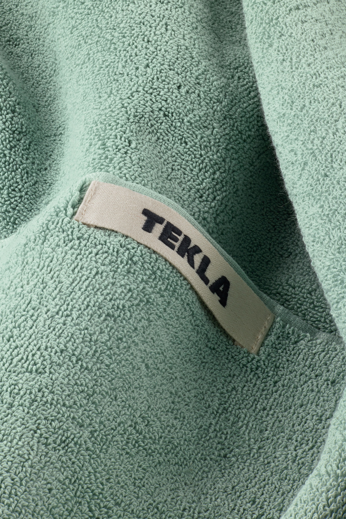 Tekla SSENSE Exclusive Green Terry Heavyweight Hand Towel Set