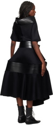 Junya Watanabe Black Belted Maxi Dress