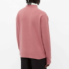 Jil Sander Men's Chunky Crew Knit in Blush