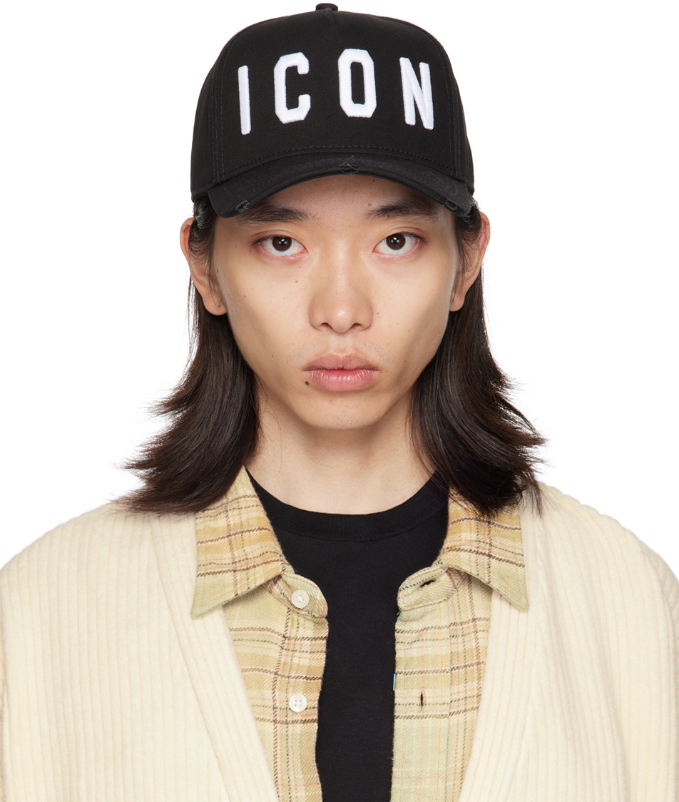 Dsquared icon hat black shop