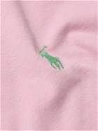 Polo Ralph Lauren - Logo-Embroidered Cotton-Jersey T-Shirt - Pink